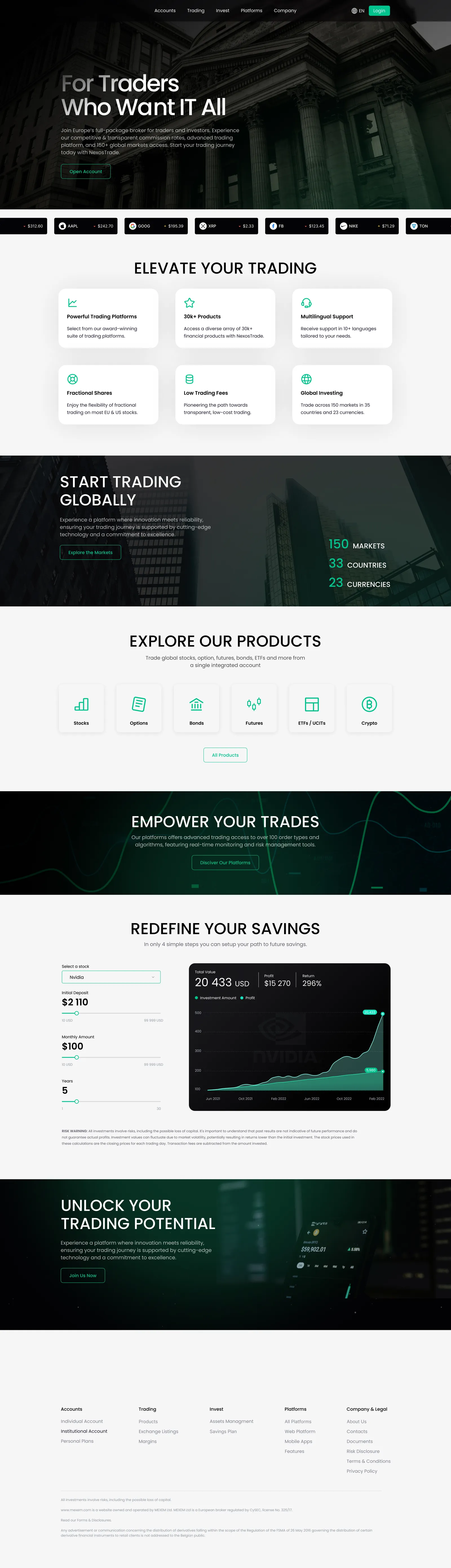 Investment platform